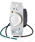 Trimatron Rotary Ceiling Fan Speed Control Switch 5A Full Range Variable Speed Single Pole Model 6616W White