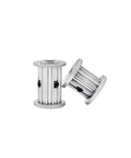 Heavy Duty HTD3M 12 Tooth Timing Pulley Machined From Solid Aluminum Alloy For Dead Smooth Linear Motion And CNC Builds offering 10MM and 15MM belt widths