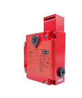 Heavy Duty Safety Door Switch With Insert Solenoid Guard Lock For Industrial Machinery, red sturdy housing, model XCSE7311.