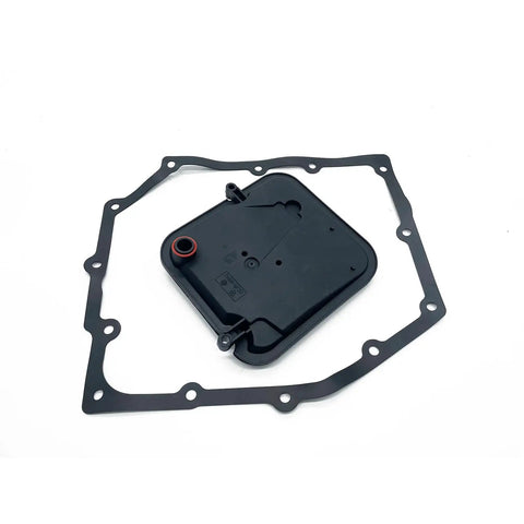 42RLE Automatic Transmission Filter Oil Pan Gasket Kit visible with gasket for Dodge Challenger Charger vehicles