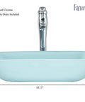 Star Macarons Candy Sandy Series Dope Tempered Glass Vessel Sink In Ice Cream Swirl with pop-up drain, side view