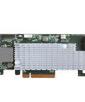 HighPoint RocketStor RAID controller card with heat sink, designed for 4 Bay External Raid Tower Enclosure with Hot Swappable 12G SAS and 6G SATA drive bays.