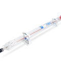 Rock Solid 100W Co2 Laser Tube With Brushed Copper Ends And Borosilicate Glass Max 130Watts 1450Mm X 80Mm Replacement for Ruida Laser Cutters showing clear design.