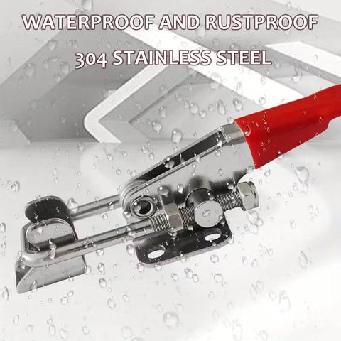Two Pack Self Locking 304 Stainless Steel Toggle Clamp For Quick Press Door Bolts And Box Fixtures Side Mount Hold Down Buckle Clamp