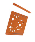 Heavy Duty Circular Saw Base Plate For Router Table With Killer Stability Precise 90 And 45 Degree Cuts Knock Out Clean Cuts Every Time, 280x250mm phenolic resin, angle guides, orange