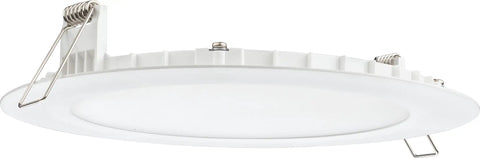 Top Shelf 6 Inch LED Recessed Downlights With Adjustable Color Temperature, Ultra Thin Slim Profile, Clean Flat Trim and No Sweat Setup for Quick Room Vibe Transformations - close-up of the ultra-thin design.