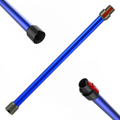 Replacement Quick Release Extension Wand For Dyson V7 V8 V10 V11 V15 Series And V7 Trigger Vacuums, 28 Inch, blue tubing, close-up