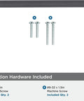 Top Shelf Pro Modern Oil Rubbed Bronze Cabinet And Drawer Pulls including installation hardware and machine screws.