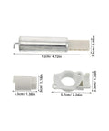 Must-Have Drive Belt Tensioner Assembly For Concrete Saw Replacement Part 4229 664 4200 Universal Hydraulic V Belt Kit Fits Ts400 Gas Cut-Off Saw Repair And Maintenance Gear Up Your Equipment Today. silver belt tensioner assembly, 12cm x 2.5cm, with plastic mount
