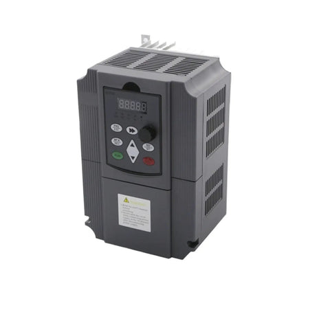 Hardcore 5.5KW VFD Drive 380V 3 Phase Motor Speed Controller With Soft Start Overheat Protection, front view
