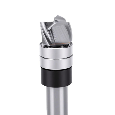 Top Bearing Flush Trim Router Bit With 1/4 Inch Shank And 3/8 Inch Cutting Diameter for precise wood trimming