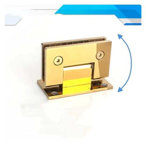Stainless Steel Shower Screen Hinges For Frameless Glass Doors 90 Degree T Shaped Bathroom Clip, close-up angle