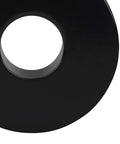 Heavy Duty Differential Drop Kit For 2007 To 2021 Chevy Silverado 1500 And Gmc Sierra 1500 4wd CNC machined black spacer with center hole.