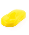Industrial-Grade High Solids Spray Paint In Safety Yellow, 16 Oz Aerosol Can, Heavy-Duty Protective Coating For Metal, Wood, Equipment, Tools And Maintenance, Long-Lasting Coverage, 6-Pack: safety yellow painted sample