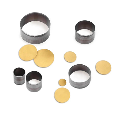 Round Leather Cutting Circle Cutter Tool Set With Pro Grade High Carbon Steel Blades For Precise Belt Hole Sizing And Leather Accessories
