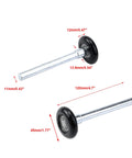 Premium Nylon Garage Door Rollers 10 Pack Go-To Quiet And Durable With 1.77 Inch Wheels And 4.7 Inch Stems Black for low noise