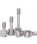 Top Shelf M6 Captive Panel Screws Featuring Slotted Knurled Shoulders And Bulletproof Stainless Steel Construction For Zero Hassle Reaccess On Thin Sheet Metal 4 Pack 22 Mm Secure Grip Fasteners