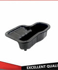 Heavy Duty Transmission Oil Pan Kit For Nissan Navara D40 and R51 Models 2005 Onwards With Premium Seals To Stop Leaks And Keep Fluid Clean For Smooth Shifting, black steel pan