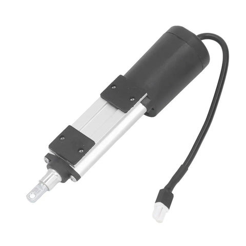 Smooth And Quiet 12V Electric Linear Actuator With 70mm Stroke And 100N Thrust, aluminum build, compact design for auto lifts and furniture.