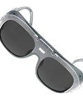 Kickass Welding Goggles For Men And Women Featuring Ironclad Dustproof Design With Black Gray Lenses ergonomic industrial safety glasses.