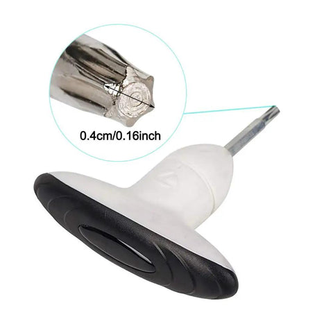Golf Adjustment Torque Wrench Tool For TaylorMade FCT R1 R11s R11 R9 R5 Driver Hybrid Pro Grade Precision For Custom Club Fitting And Tuning Easy Quick Adjustments For Precise Setup. White and black golf torque wrench with 0.4 cm tip for TaylorMade drivers