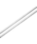 Two 10mm By 300mm Linear Motion Rods With HRC50 Hardened Chrome Plating For 3D Printers And DIY CNC Builders on white background