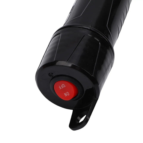 Close-up of the black switch on the Compact Mingzhe Emergency Fuel Extractor Pump For Gasoline Transfer handles kerosene with ease.