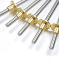 Lead Screw T6 High Precision Linear Motion Screw In 304 Stainless Steel, 6mm Diameter, 1mm Pitch, Length Range 100-550mm, Copper Nut, Built For DIY CNC And 3D Printer Builds, stainless steel lead screws with copper nuts