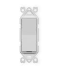 Wireless Light Switch With On Off And Dimming, Decorator Style Faceplate, Surface Mount front view