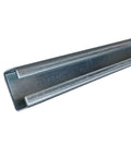 Built Like A Tank 304 Stainless Steel T Track U Channel Mounting Rails close-up view, 59 inch length, designed for drill press tables.
