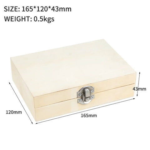Adjustable Forstner Wood Drill Bits 5 Piece Carbide Tipped Set No Sweat Boring For Cabinet Hinges Rock Solid Construction With Killer Edge Sharpness Ready wooden storage box size 165x120x43mm