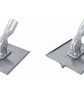 Pro Grade Stainless Steel Walking Seamer Groover 10 In By 10 In With 1/2 In Radius Threaded Handle Socket Rivet Free Finish Two Pack
