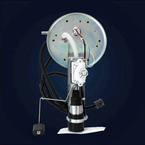 Electric Fuel Pump Module Assembly Direct Fit For 2003 2004 Ford Crown Victoria Lincoln Town Car Mercury Grand Marquis Marauder V8 4.6L Gas Engine Replace Parts E2336S EB336S SP2336H 4W1Z9H307AA 3W1Z9H307AB 5W1Z displayed vertically showing wires, housing, and sensors.