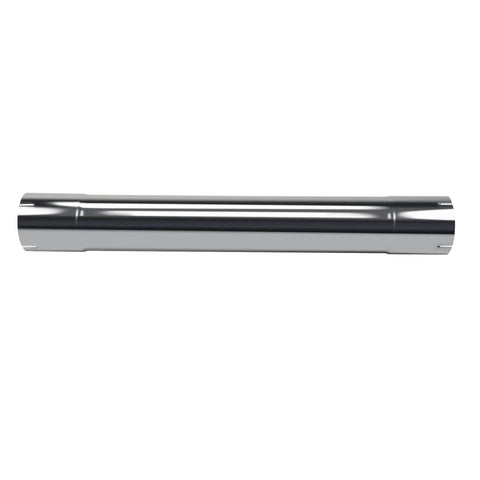 4 Inch Stainless Steel Muffler Replacement Pipe Drop In Straight Exhaust Tube 30 Inch Length T304 17 Gauge Wall Rust Resistant Polished Finish