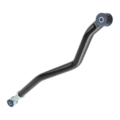 Adjustable Front Track Bar 0-6 Inch Lift for Jeep Wrangler JK JKU 2007-2018 Fits 2-Door 4-Door, Replaces Stock Length for Beefy Steering Control and Alignment, Heavy Duty Off Road Suspension Upgrade, black steel front bar with bushings