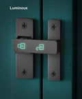 Heavy Duty Flip Latch Lock For Doors, Gates, Barns, Garages And Sheds 90/180 Degree Sliding And Swinging Bolt, Zinc Alloy, Black Glow