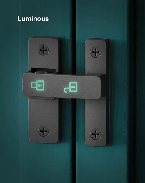 Heavy Duty Flip Latch Lock For Doors, Gates, Barns, Garages And Sheds 90/180 Degree Sliding And Swinging Bolt, Zinc Alloy, Black Glow