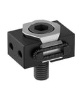 Heavy Duty 2pc Precision Vise Clamps Made From Rock Solid Stainless Steel For CNC Multi-Station Batch Processing With M6 Flat Surfaces.