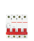 Heavy Duty Mini Circuit Breaker Serving Up Rock Solid Overload Tracking And Quick Short Circuit Shutoff Slick Din Rail Mount Design, 4-pole.