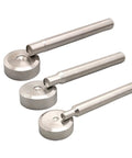 Metal punches for Dope Rivet Setting Kit for leather craft with interchangeable punches 6mm 8mm 10mm double cap and single cap rivets.