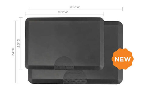 Movable Anti Fatigue Mat For Standing Desks And Workstations Cushioned Comfort For The Sit Stand Grind And Long Shifts Easy To Position Pad With Durable Surface Great For Office Floors