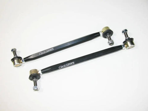 Front Adjustable Sway Bar End Links For Mazda 3 2004 2013 Mazdaspeed 3 Sealed Ball Joint Design In Anodized Aluminum T3 Hex Stock Beefed Up For OEM And Aftermarket Sway Bars, black adjustable links