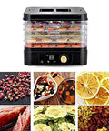 Heavy Duty Five Tier Electric Food Dehydrator With Bright Digital Screen And Temperature Control Timer for drying fruits and veggies.