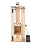 Hands-On DIY Electric Elevator Lift Kit For Kids Science And STEM Learning, Wooden Model For Self Assembly, Fun Educational Engineering Toy That Teaches Lifting, Pulley Systems, And Creative Problem Solving, wooden elevator kit with remote