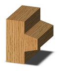 Wedge Tongue And Groove Router Bit Set Two Piece One And One Quarter Inch Diameter One And One Quarter Inch Cutting Length detail