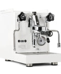 Bello+ Espresso Machine And Eureka Mignon Specialita Grinder Bundle in White with PID Temperature Control and Shot Timer