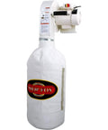 W1826 Wall Mounted Dust Collector With 2.5 Micron Filtration, 1 HP, 537 CFM Suction, 4 Inch Intake, White Finish, front view