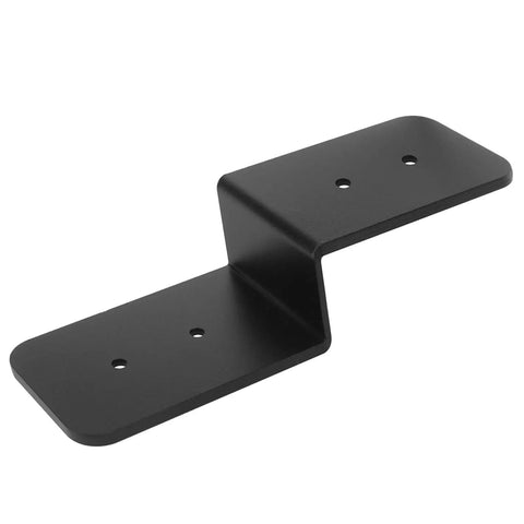 4 Pack Black Deck Joist Tie Steel Z Pergola Bracket For Six Inch Post To Beam Support, Three Inch Wide, One Eighth Inch Thick, Powder Coated, Anti Corrosion, Beefy Heavy Duty Metal Connector