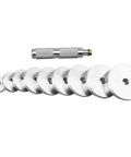 Heavy Duty Pro Grade Bearing Race And Seal Driver Set with 9 Discs and collars for axle housing includes carrying case aluminum universal