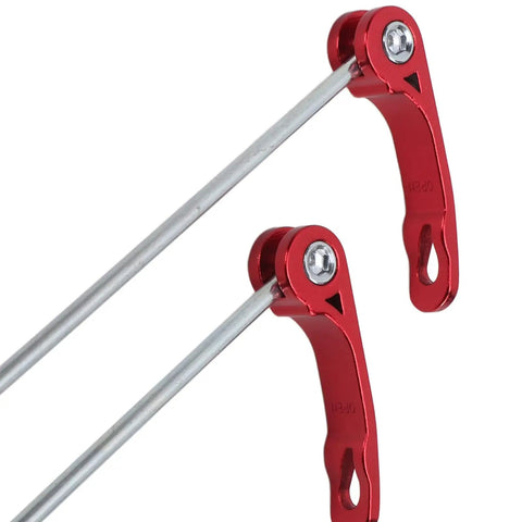 No Tool Quick Release Wheel Skewers For Front And Rear Bikes High Temperature Wear Resistant Alloy Levers Easy Install